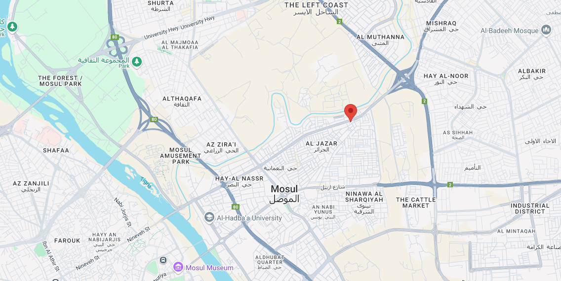 Al-Tadhamun location map